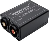 IL-STEREO-19 Pro Audio Hum Eliminator Two Channel RCA HiFi Style Stereo Isolator Transformer Coupler